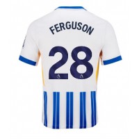 Maglia Calcio Brighton Evan Ferguson #28 Prima Divisa 2024-25 Manica Corta